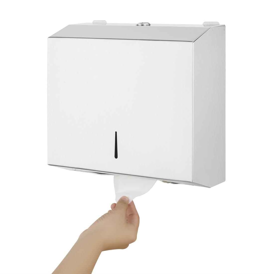 Jantex roestvrijstalen papieren handdoekdispenser