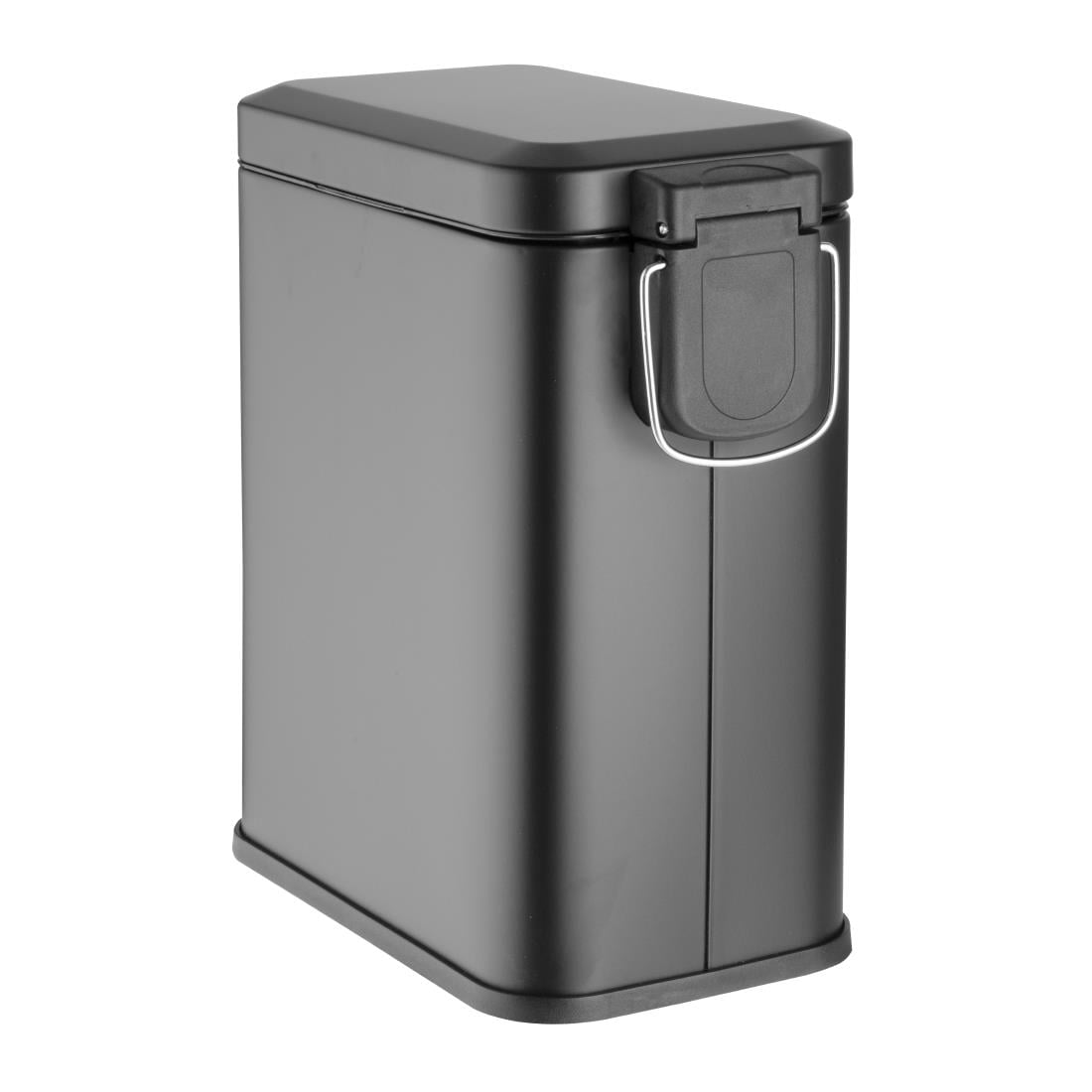 Jantex Slanke Washroom Prullenbak Zwart 5Ltr