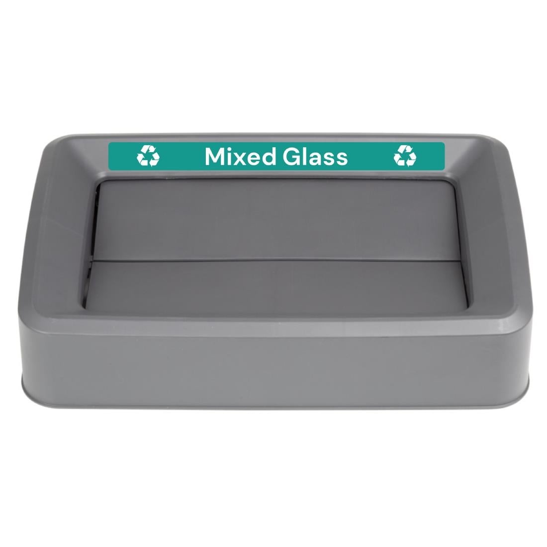 Jantex Slim Bin Label - Gemengd glas