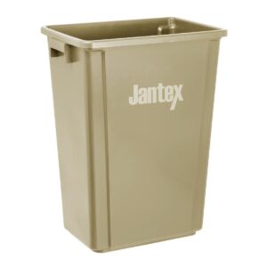 Jantex Smalle Afvalbak Beige 60Ltr