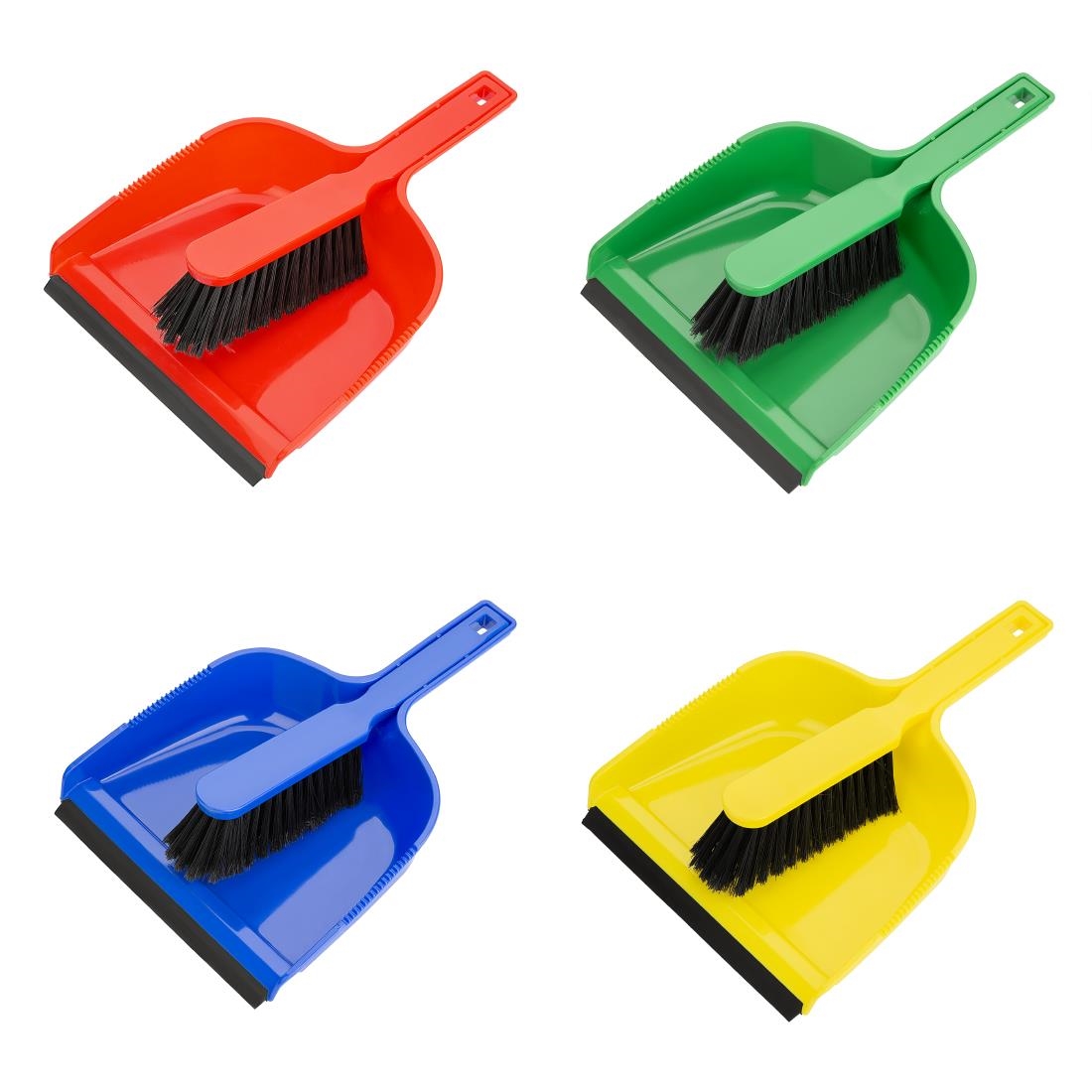 Jantex Vuilnisblik & Borstel Set - Blauw