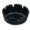 Kristallon melamine asbak zwart 10cm