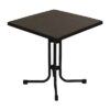Limburg Pizarra inklapbare terrastafel 70(l) x 70(b) x 73(h) cm