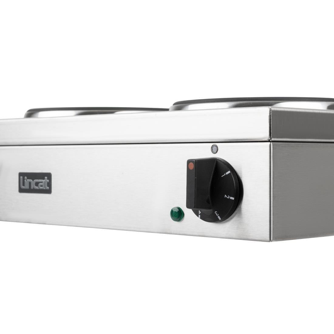 Lincat Lynx 400 dubbele elektrische kookplaat LBR2