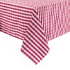 Mitre Comfort Gingham tafelkleed rood-wit 132x132cm