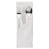 Mitre Luxury Luxor servet wit 45x45cm (10 stuks)