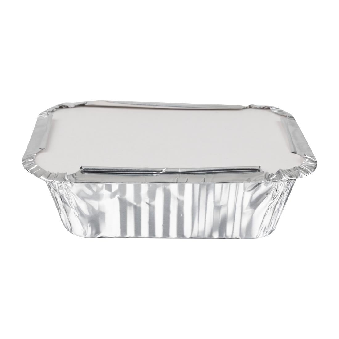 Nisbets Essentials Foliecontainers En Deksels 250ml (50 Stuks)