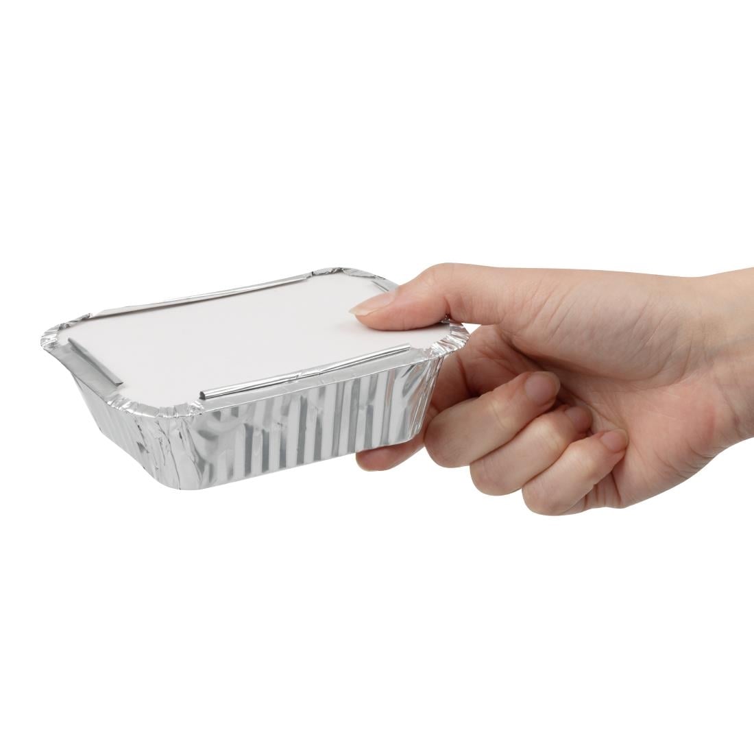 Nisbets Essentials Foliecontainers En Deksels 250ml (50 Stuks)