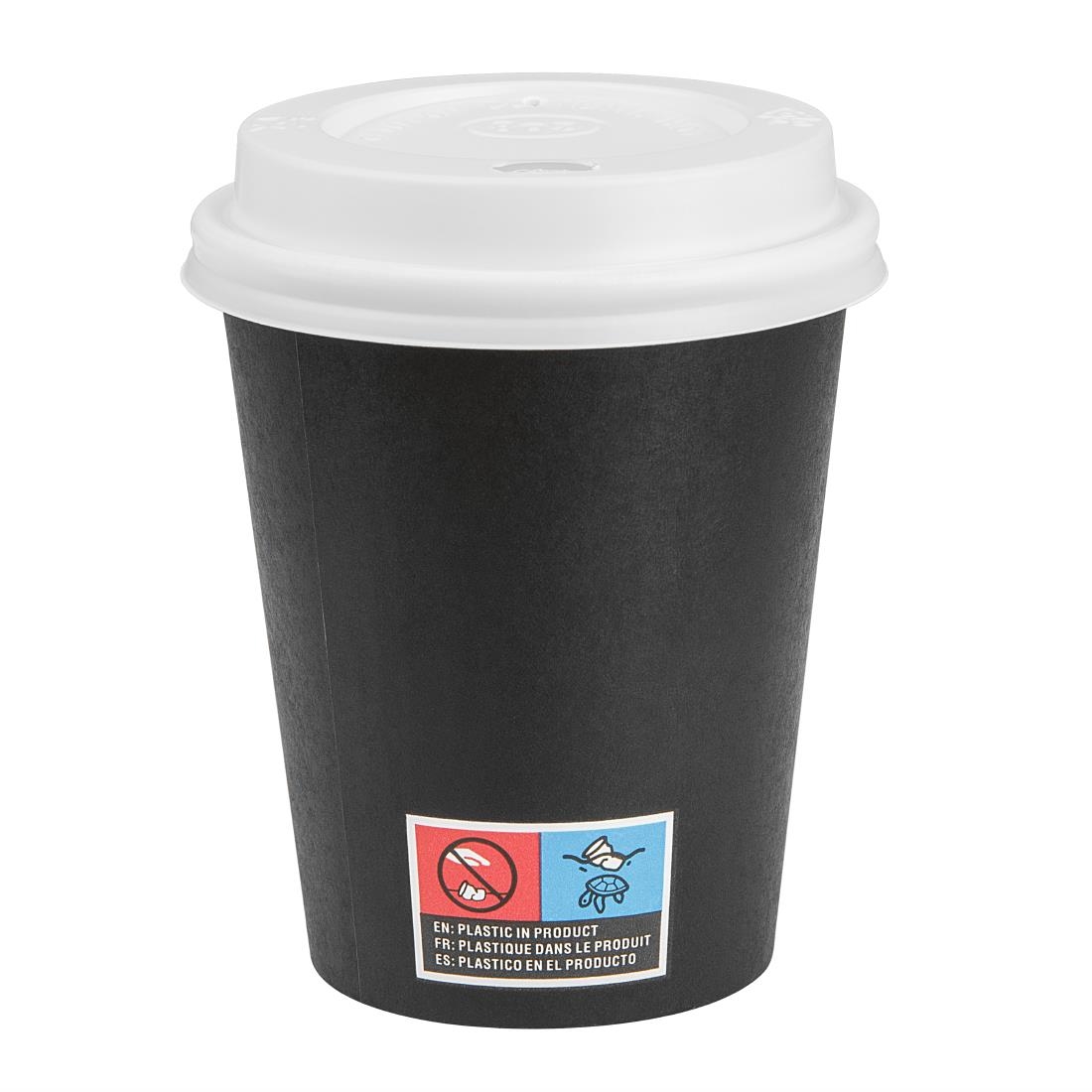 Nisbets Essentials Hete Bekers En Deksels Pakket 227ml (350 stuks)