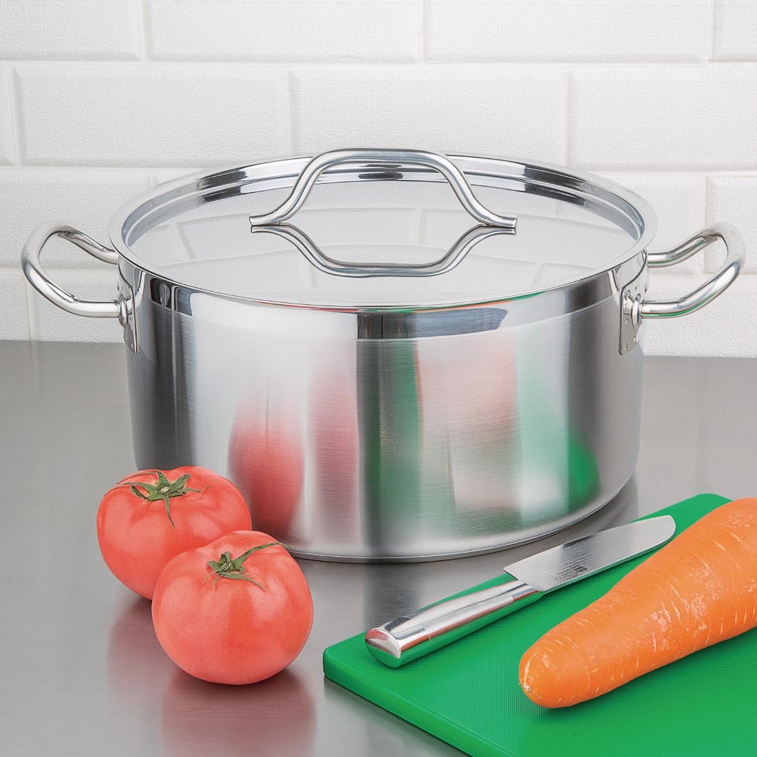 Nisbets Essentials inductie kookpan 32cm 12Ltr