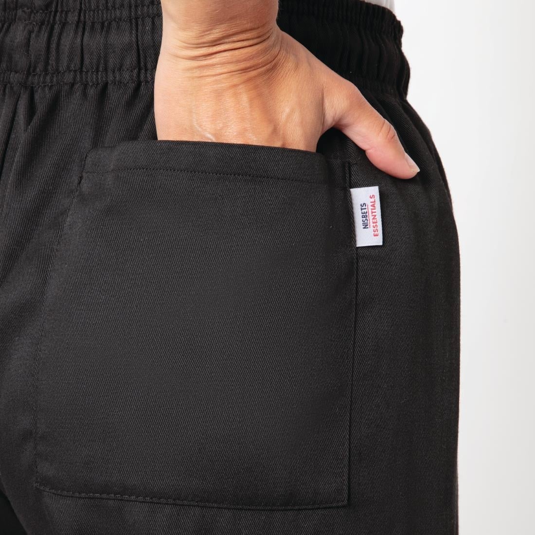 Nisbets Essentials Koksbroek Zwart L
