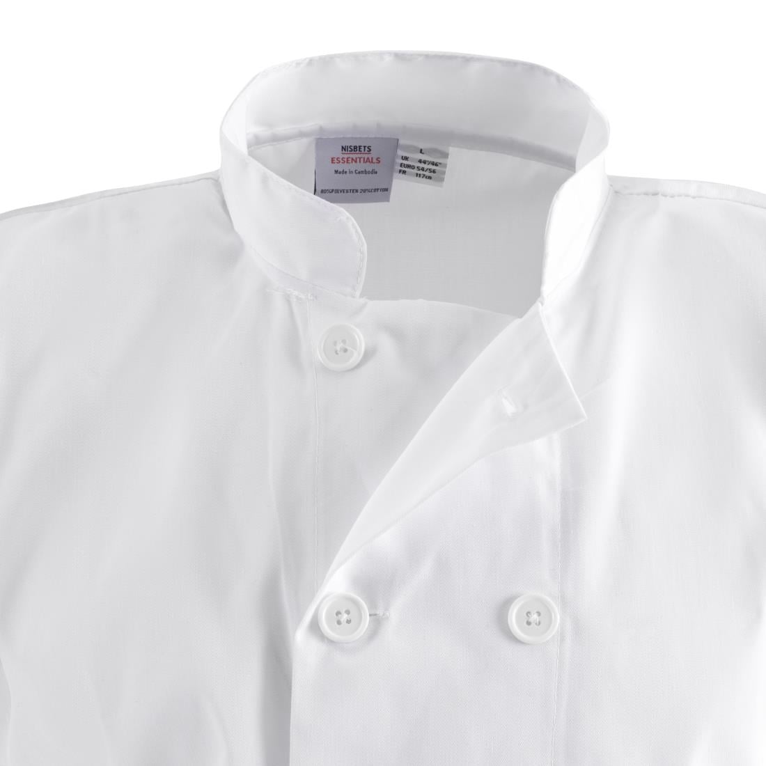 Nisbets Essentials koksbuis wit (2 stuks) XXL