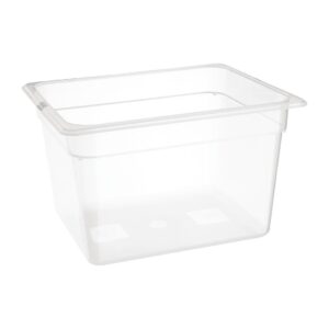 Nisbets Essentials polypropyleen 1/2 gastronorm bak zonder deksel 20cm