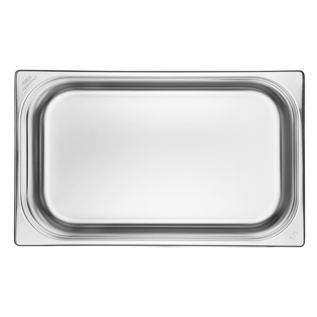 Nisbets Essentials RVS Gastronorm Bak 1/1 100mm (3 stuks)
