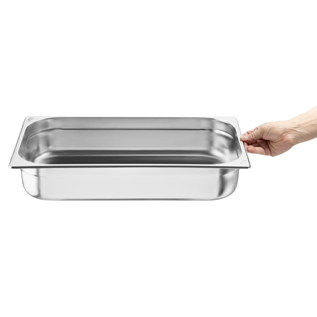 Nisbets Essentials RVS Gastronorm Bak 1/1 100mm (3 stuks)