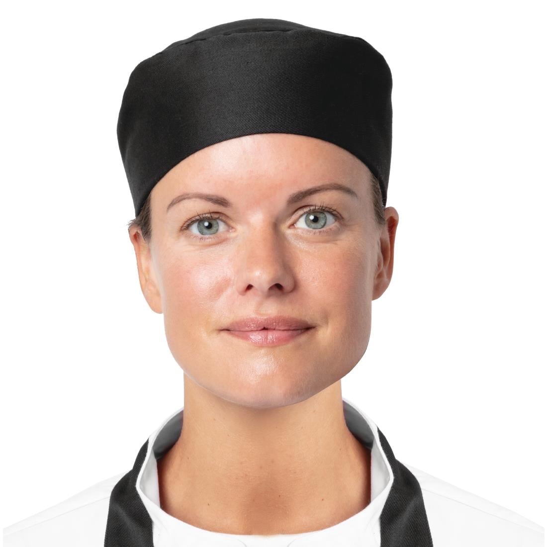 nisbets essentials skull cap zwart universeel (2 stuks) Nisbets Essentials skull cap zwart - universeel (2 stuks)
