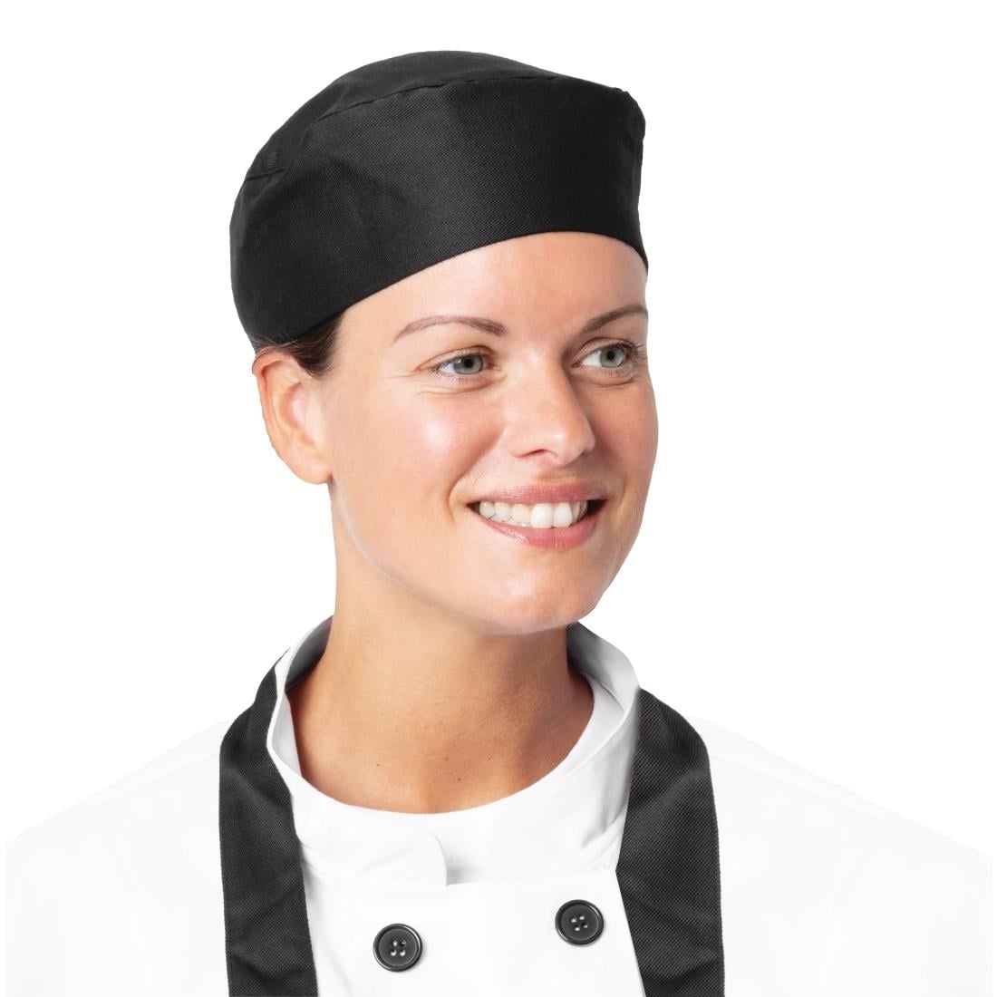 nisbets essentials skull cap zwart universeel (2 stuks) Nisbets Essentials skull cap zwart - universeel (2 stuks)