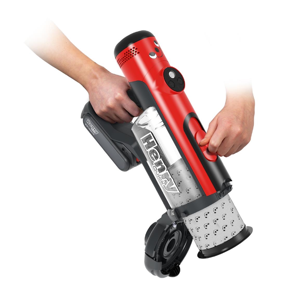 Numatic Steelstofzuiger Henry Quick Hen100R Rood
