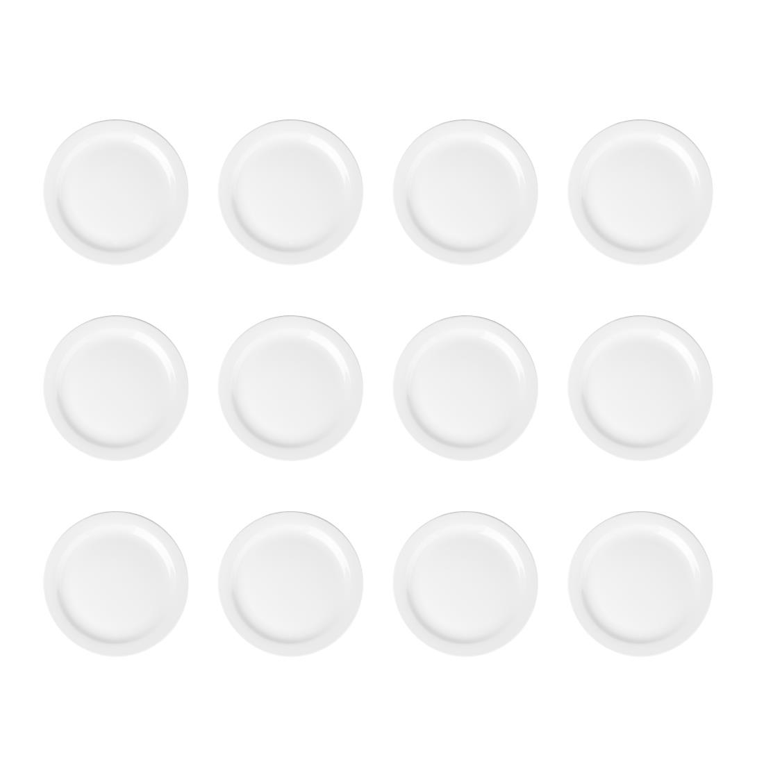 Olympia Athena Borden Met Smalle Rand 22,6cm (12 Stuks)
