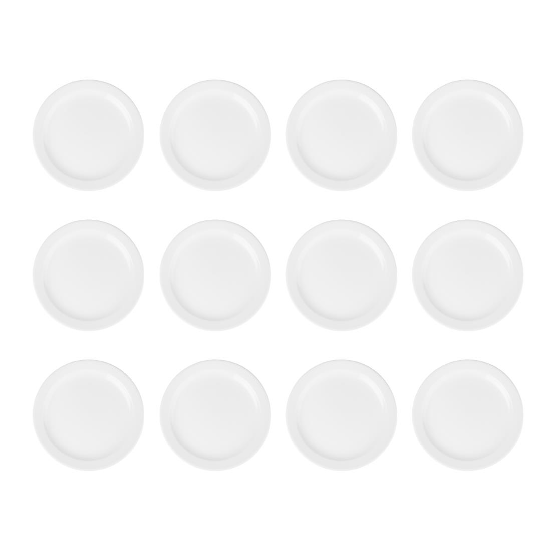 Olympia Athena Borden Met Smalle Rand 25,4cm (12 Stuks)
