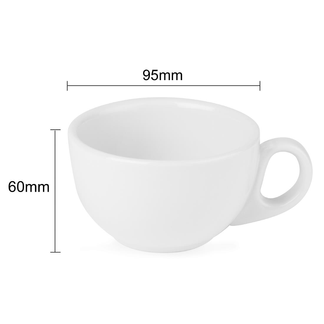 Olympia Athena cappuccinokopjes 22,8cl (24 stuks)