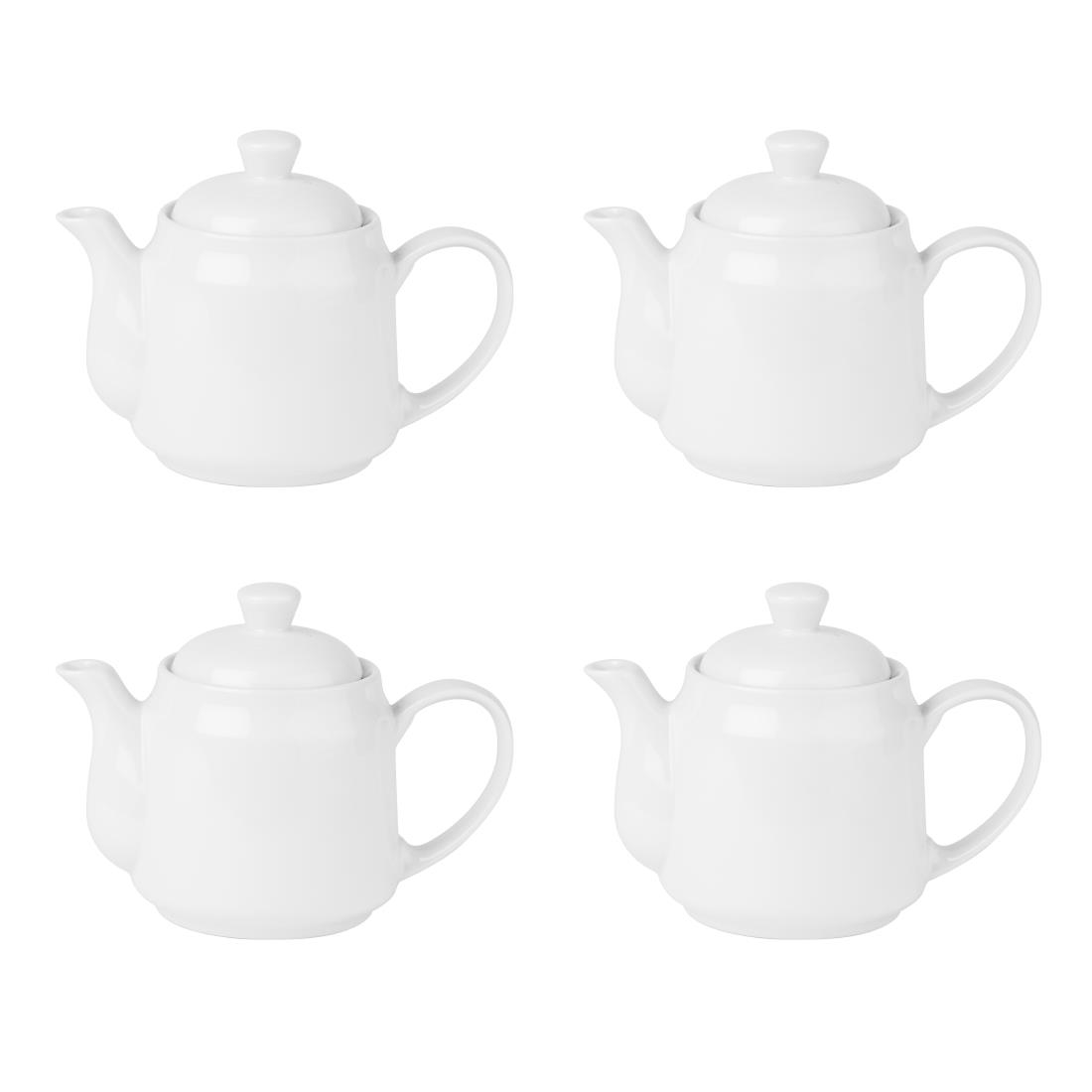 Olympia Athena koffie-/theekannen 43cl (4 stuks)