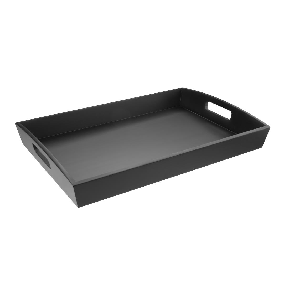 Olympia Bamboe Zwart Groot Dienblad - 510x350x70mm