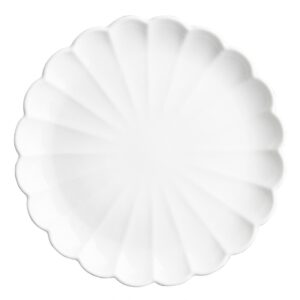 Olympia Bloom Geschulpte Borden Wit 276mm (4 stuks)