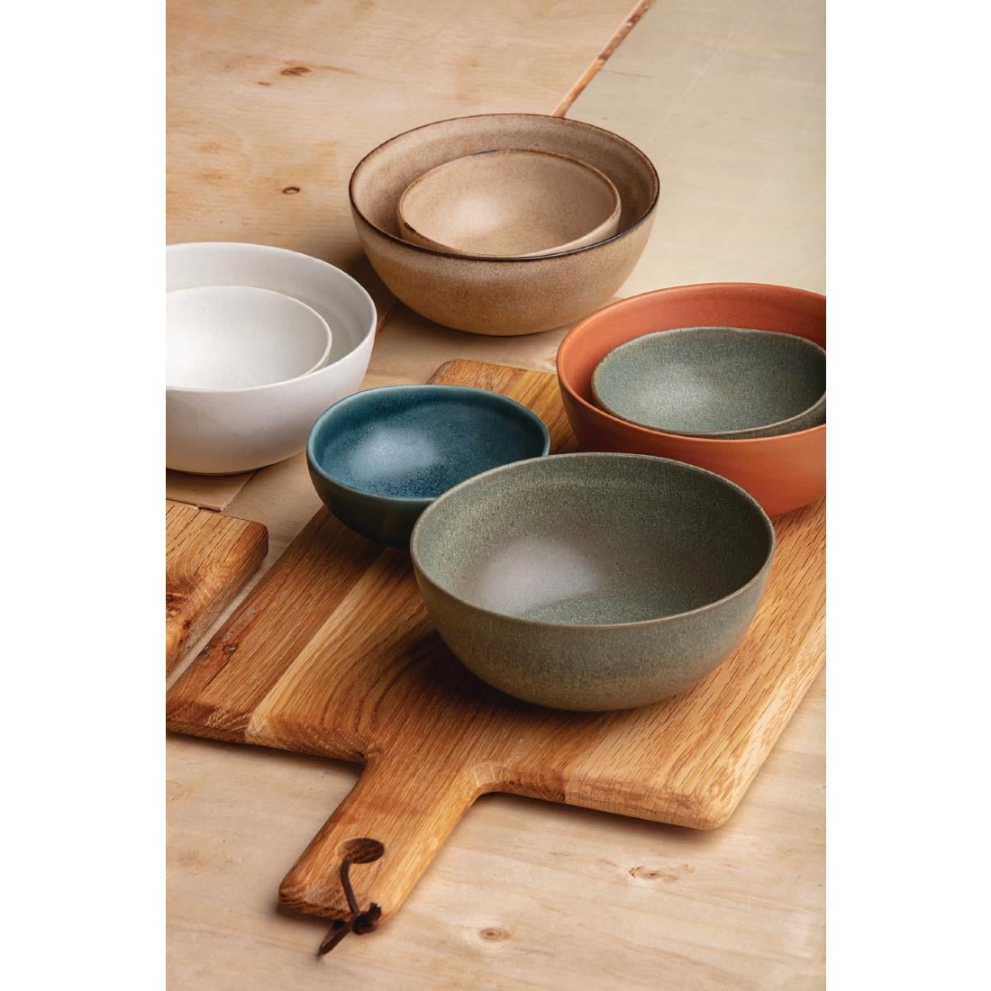 Olympia Build A Bowl Diepe Kom Aardebruin 11x5cm (12 Stuks)