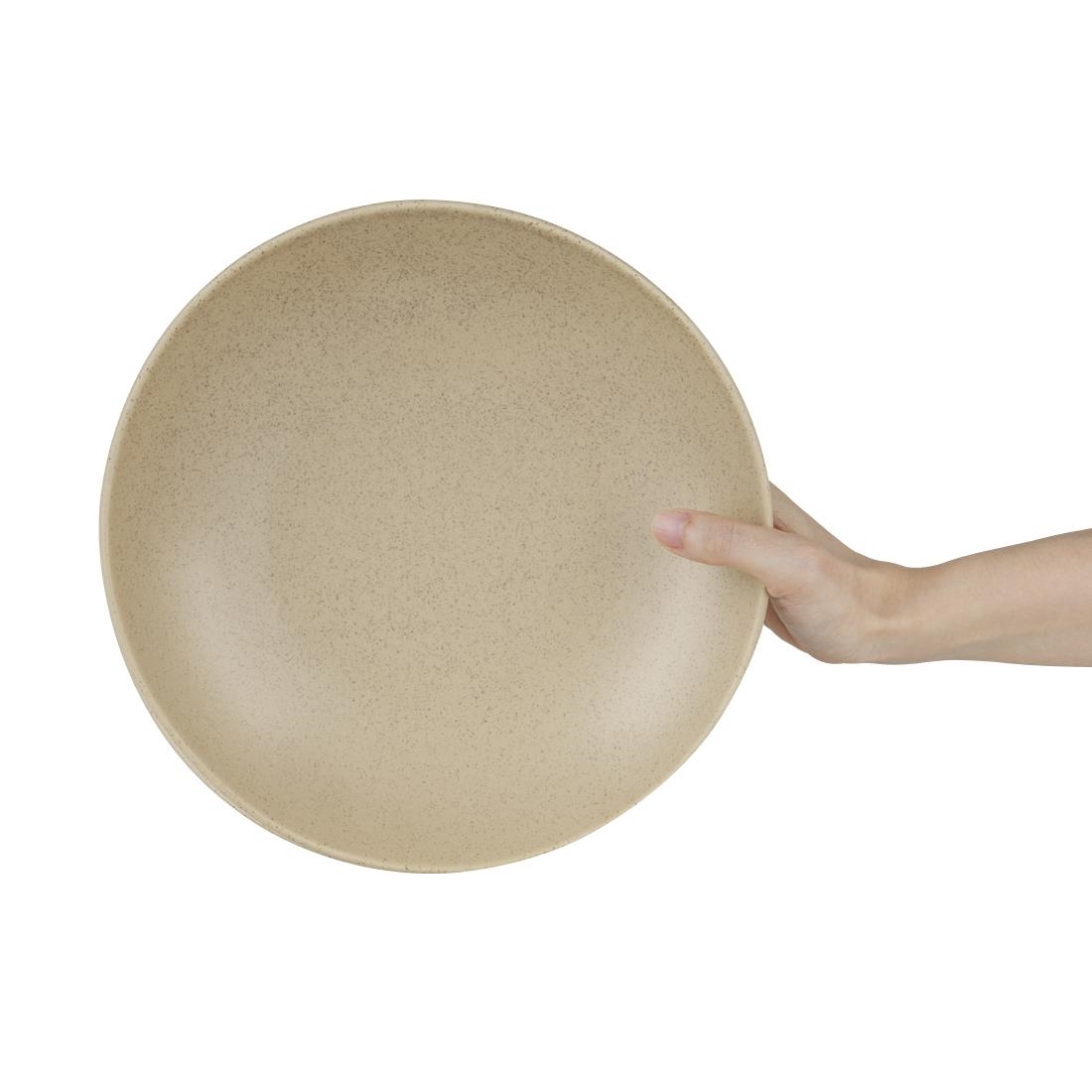 Olympia Build A Bowl Platte Kom Aardebruin 25x4,5cm (4 Stuks)