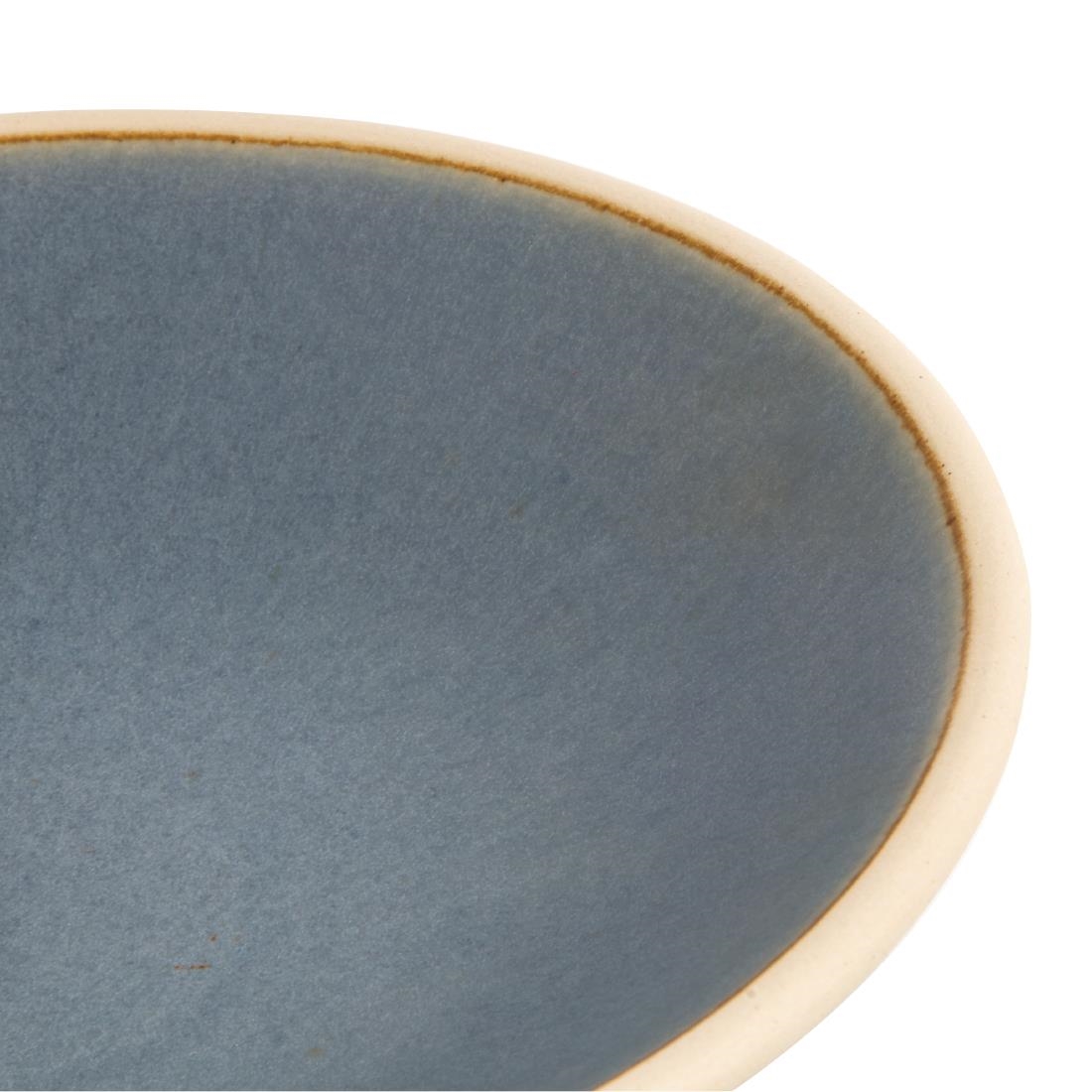 Olympia canvas ondiepe schaal blauw graniet 200 mm (6 stuks)
