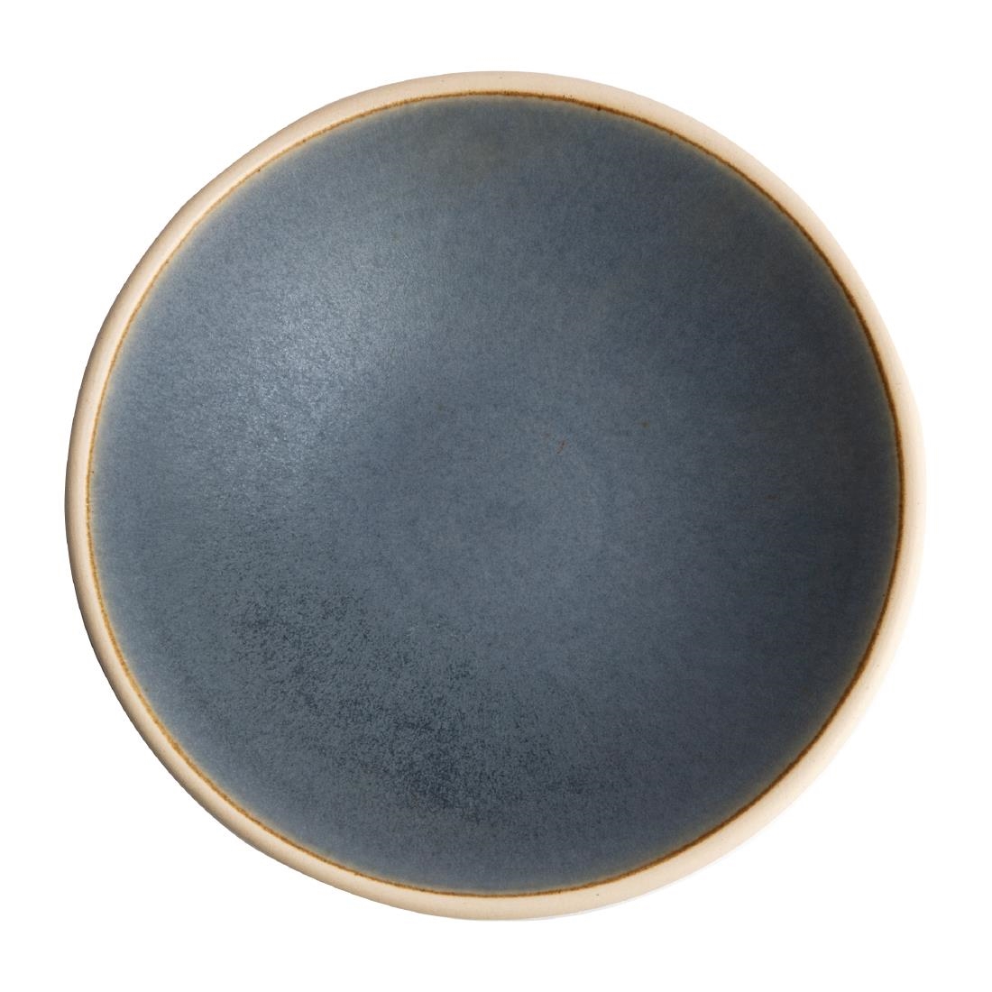 Olympia canvas ondiepe schaal blauw graniet 200 mm (6 stuks)