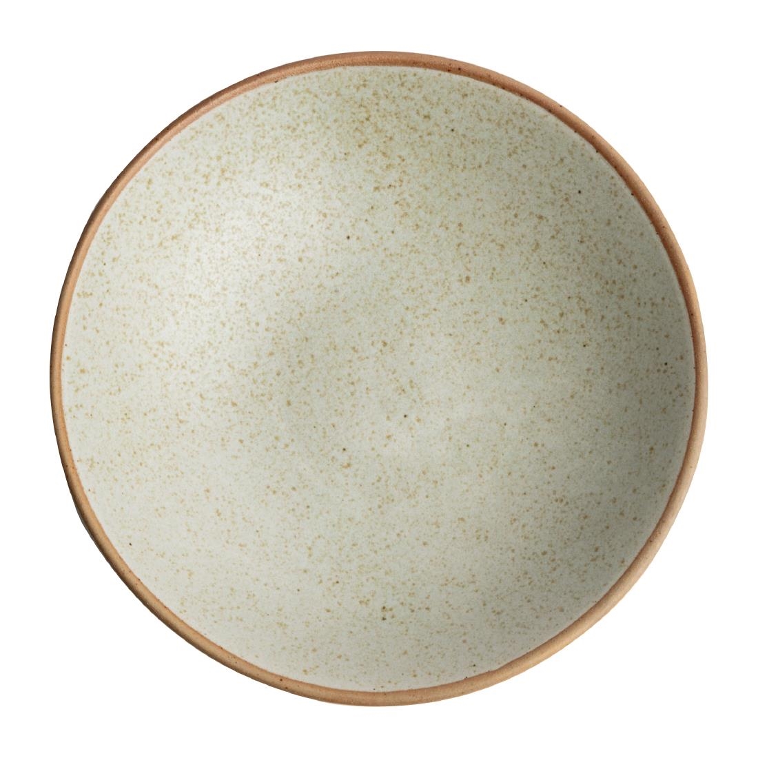 Olympia Canvas ondiepe schalen crème 20cm (6 stuks)