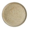Olympia Canvas ronde borden met smalle rand crème 26,5cm (6 stuks)