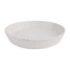 Olympia Cavolo Witte Gespikkelde Platte Ronde Kom 220mm (4 Stuks)