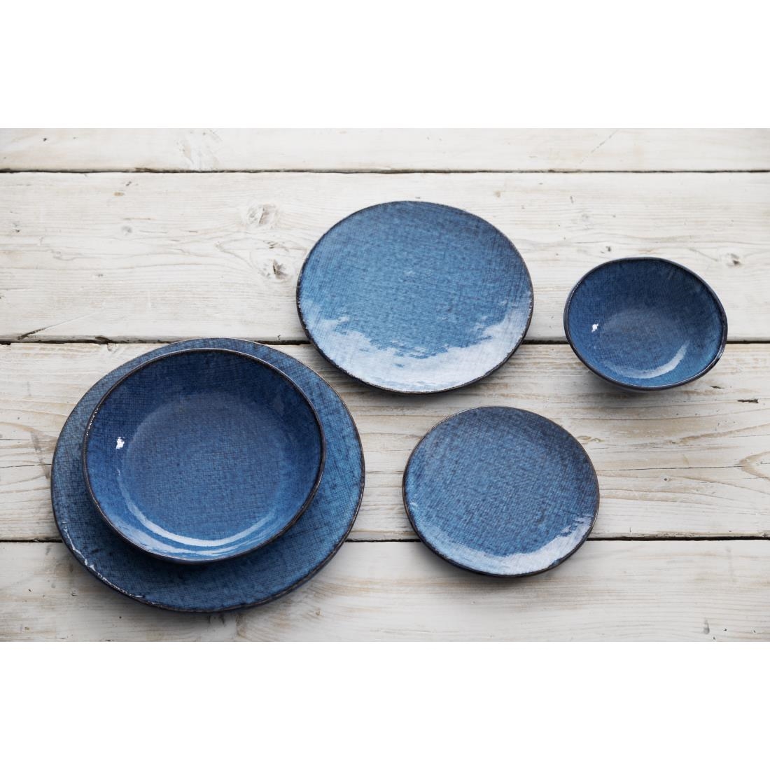 Olympia Denim Blue Coupe Borden 230mm (6 Stuks)