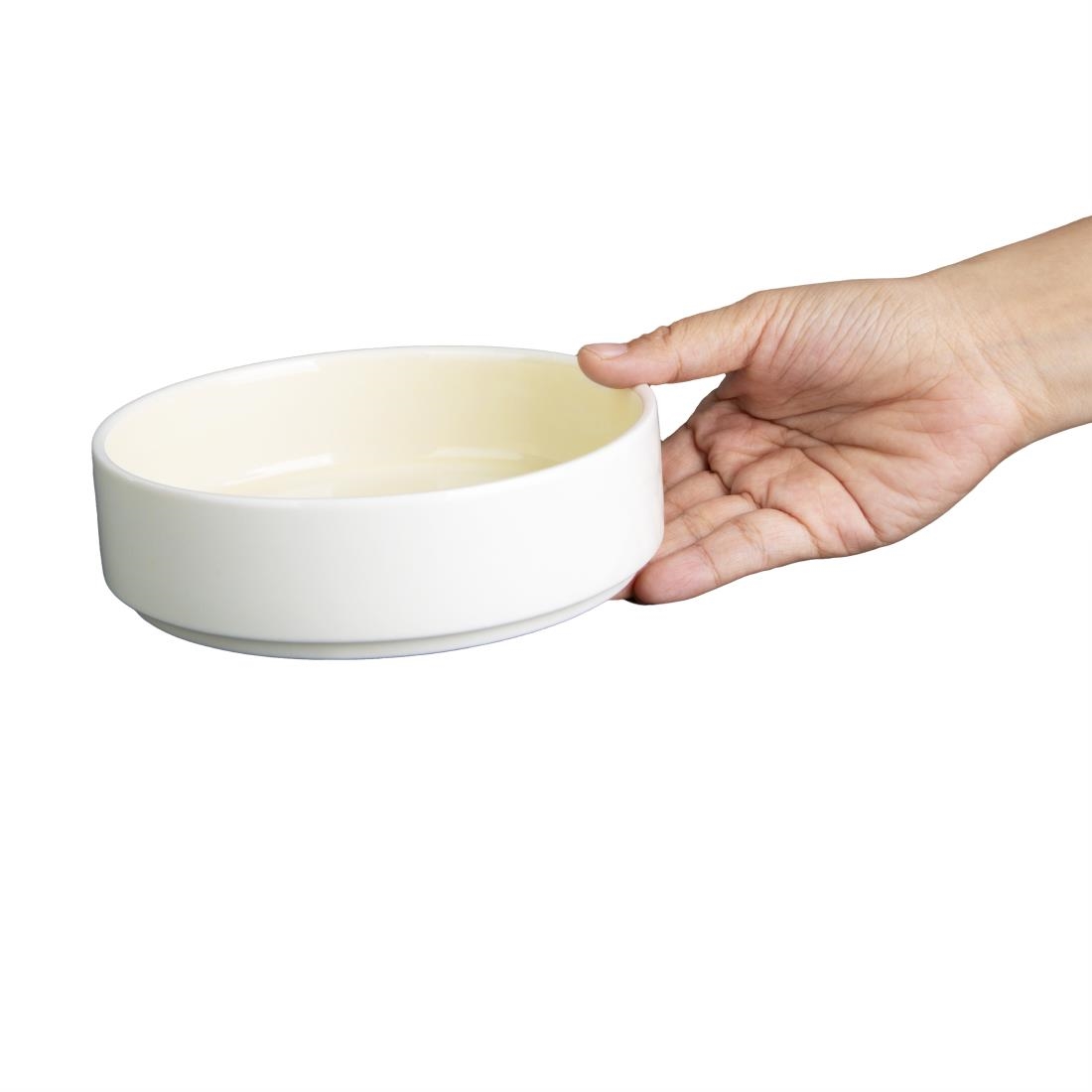 Olympia Fondant Kommen Lemon Geel 152mm (6 Stuks)
