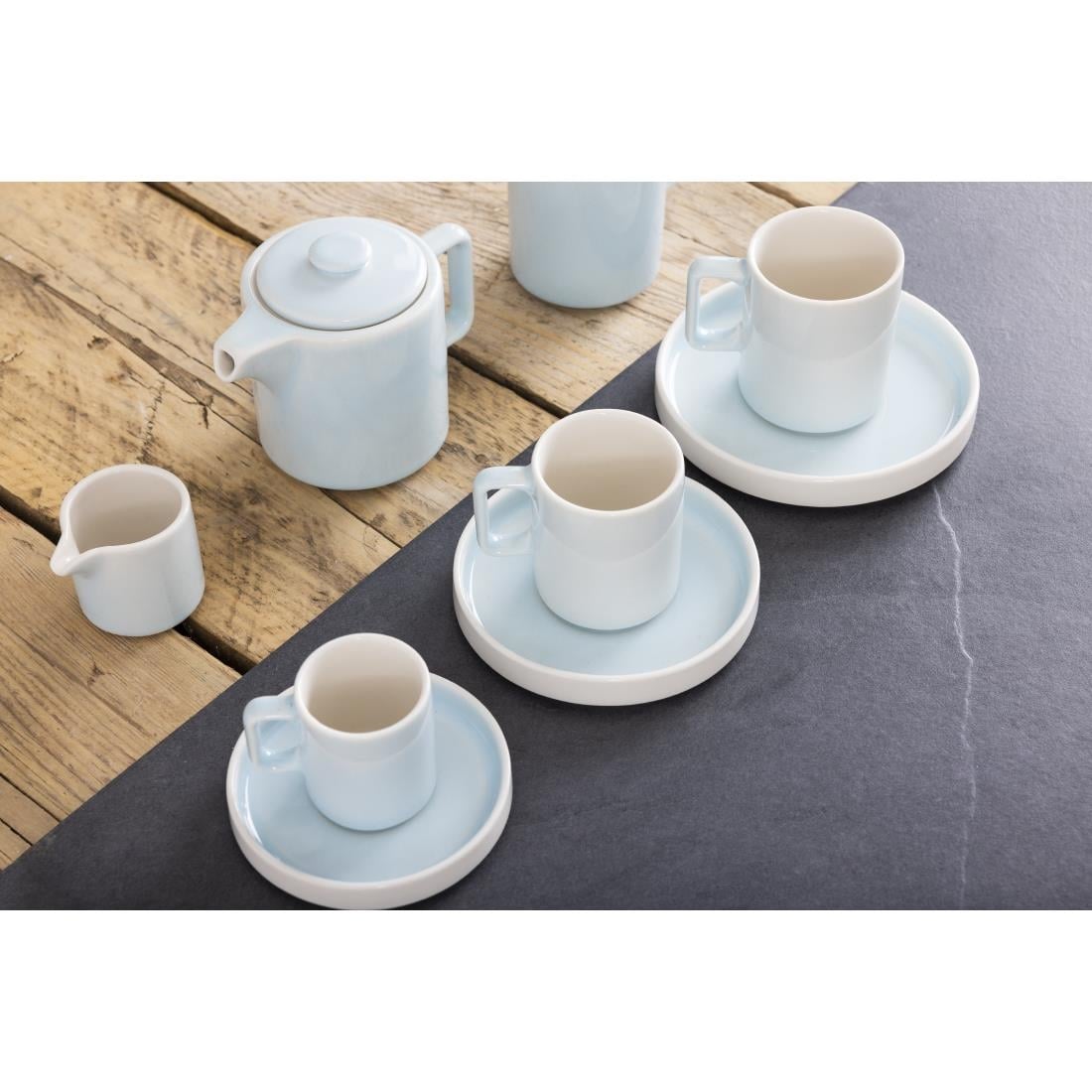 Olympia Fondant schotels aqua blauw 115mm voor CU182 (6 stuks)