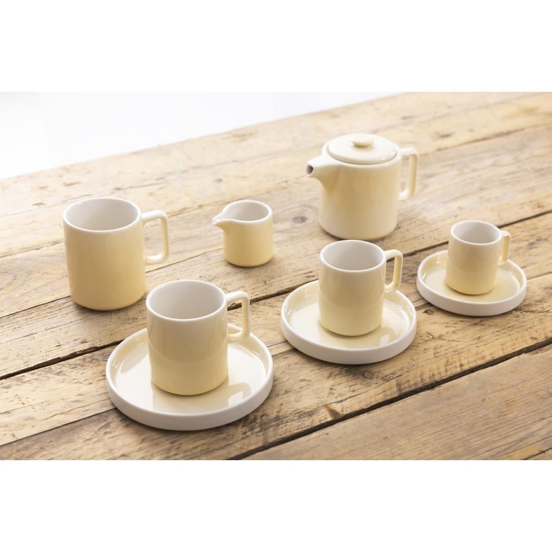 Olympia Fondant schotels lemon geel 135mm voor CU424 (6 stuks)