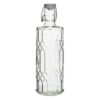 Olympia geo glazen waterfles met stop 1 liter (6 stuks)
