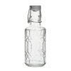 Olympia geo glazen waterfles met stop 380 ml (6 stuks)