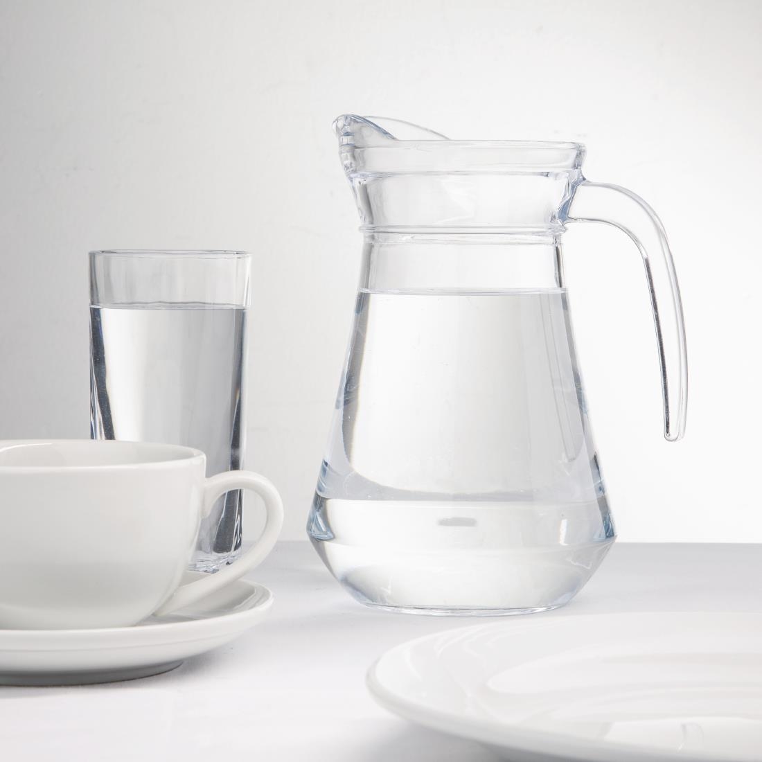 Olympia glazen kannen 1Ltr (6 stuks)