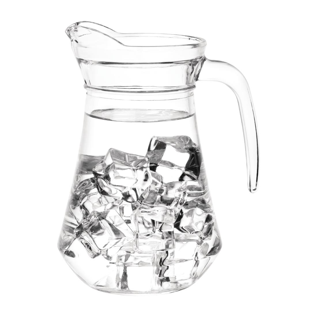 Olympia glazen kannen 1Ltr (6 stuks)