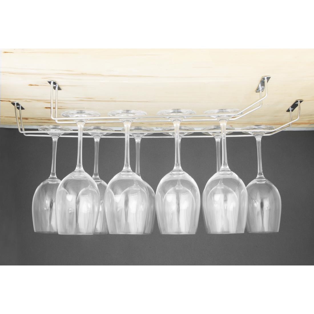 Olympia glazenrek verchroomd 61cm