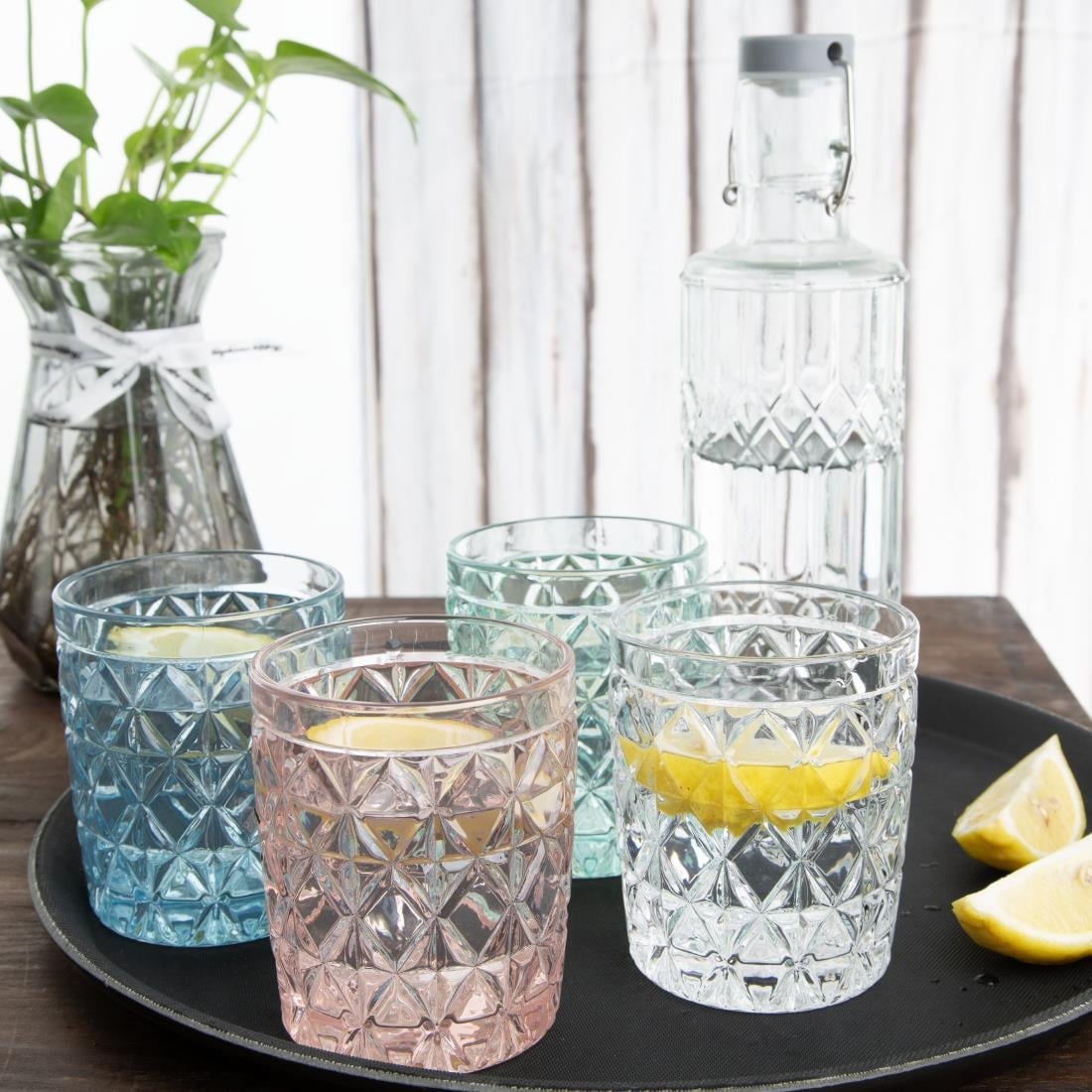 Olympia Havana Tumblers Roze 300ml (6 Stuks)