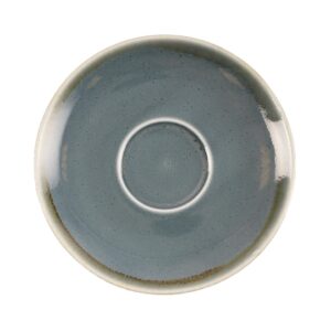 Olympia Kiln Cappuccinoschotels Blauw 14cm (6 Stuks)