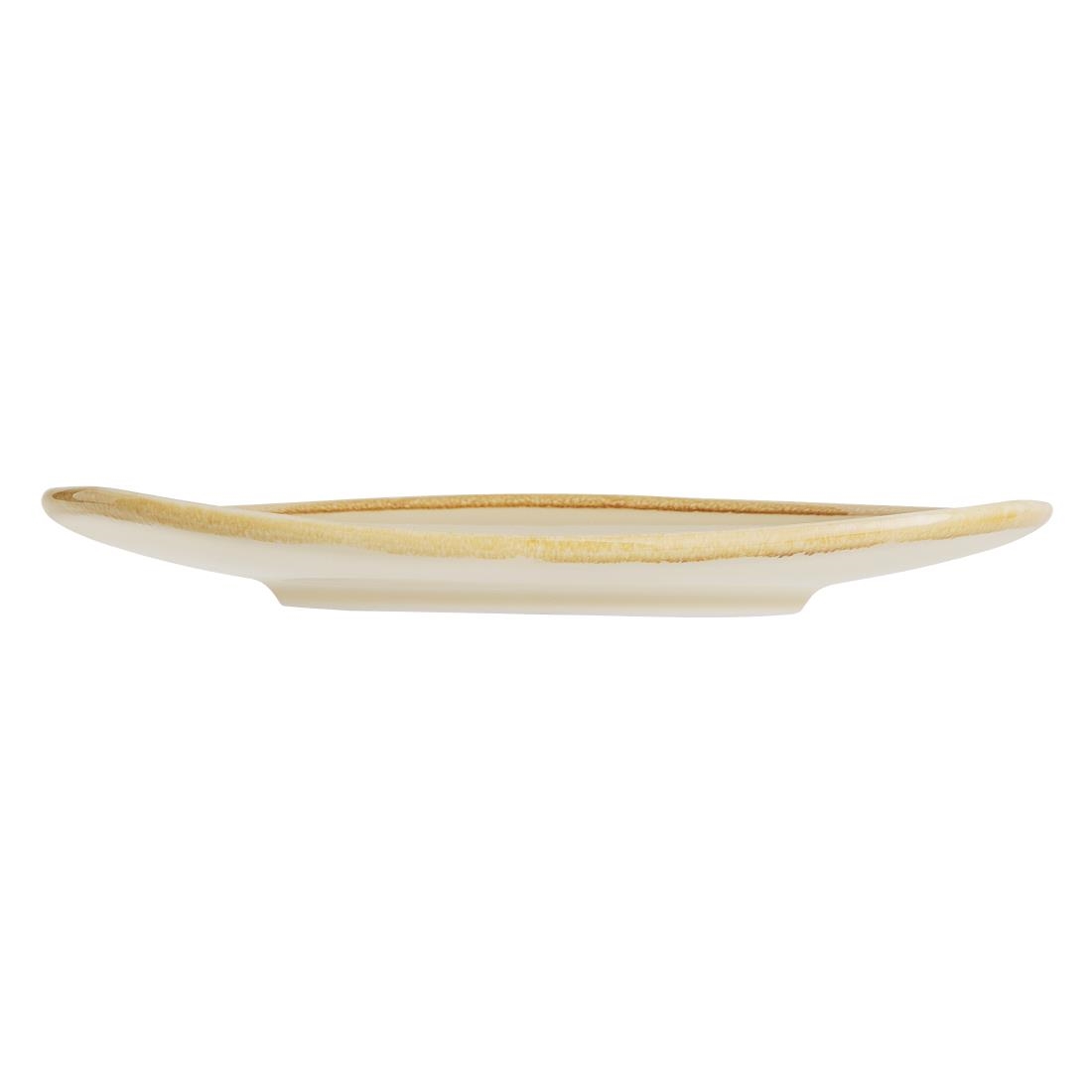 Olympia Kiln Driehoekige Borden Zandsteen 16,5cm (6 Stuks)