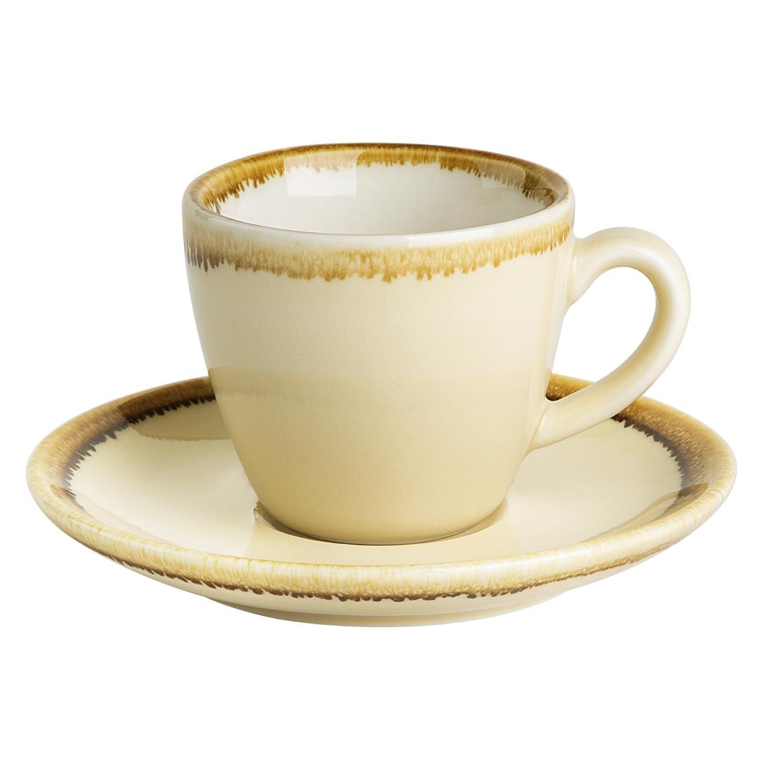 Olympia Kiln espressokopjes zandsteen 8,5cl (6 stuks)