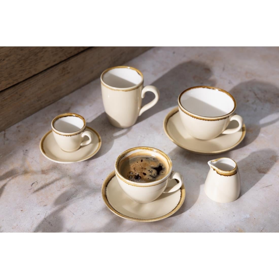 Olympia Kiln espressokopjes zandsteen 8,5cl (6 stuks)