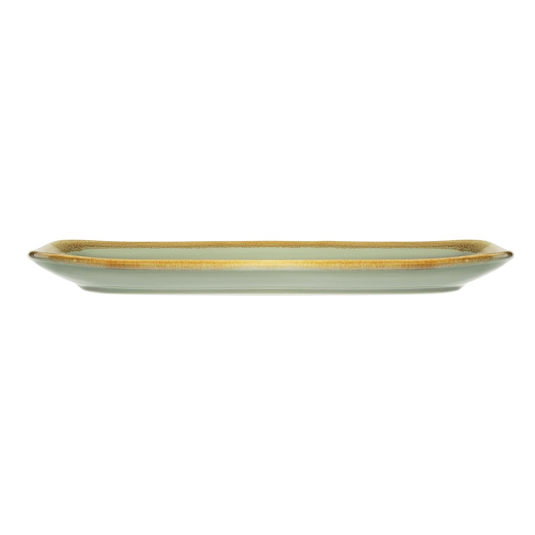 Olympia Kiln Grote Schalen Mosgroen 33,5cm (4 Stuks)